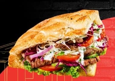Döner im Fladenbrot